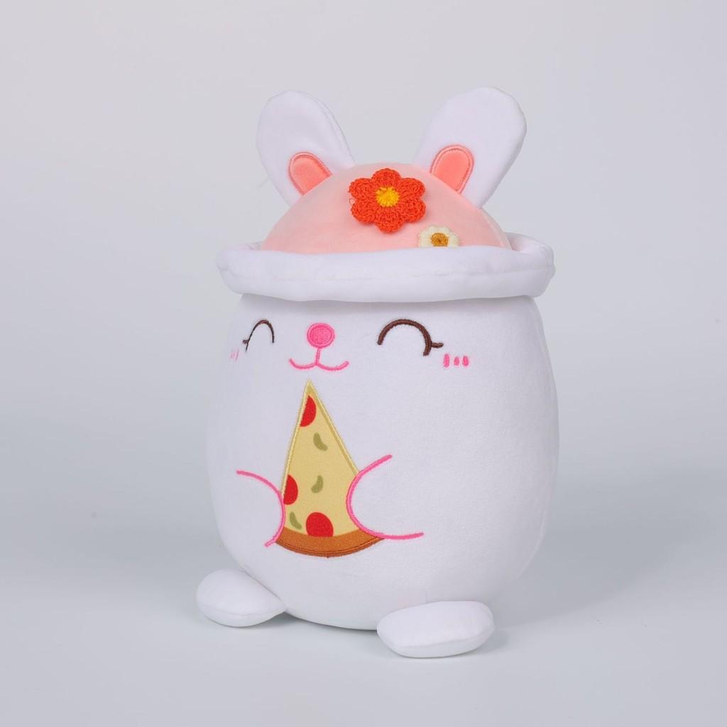 Süßes Plüschtier Hase Panda Kissen Weiche Puppe Geschenk für Kinder Mit entzückenden Tierdesigns