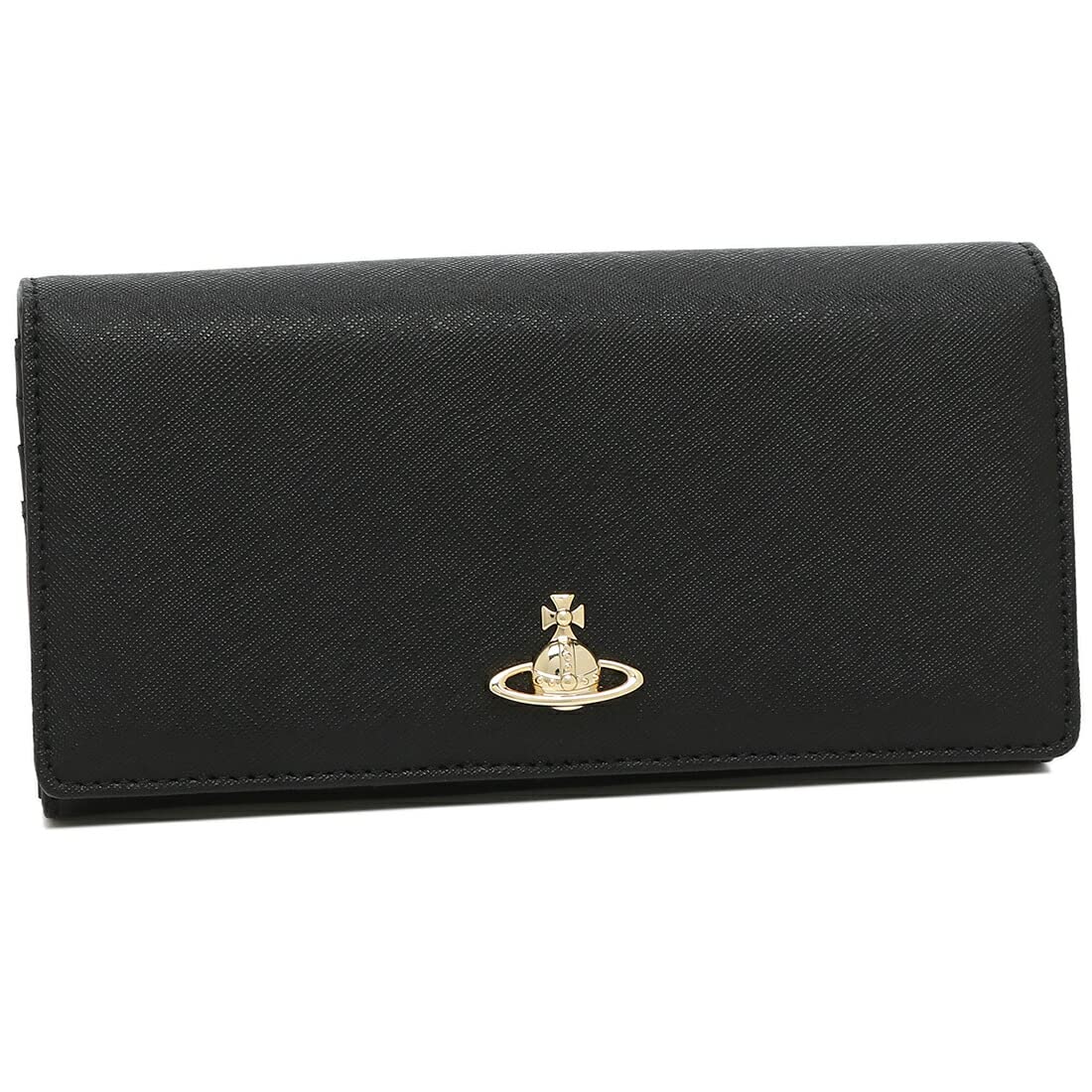 

Vivienne Westwood Saffiano Long 51060025 L001N N403 Wallet, Black, Women s, [Used]