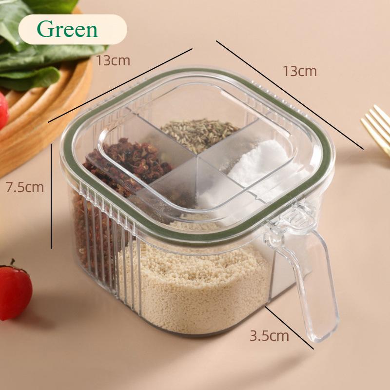 Seasoning Box, Household Kitchen Combination, Salt, Monosodium Glutamate, Seasoning Jar, Light Luxury Storage Condiments