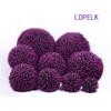 Artificial Plant Topiary Ball Artificial Greenery Ball Decorative Faux Boxwood Decorative Foliage Artificial Decorative Holiday Plants Spring Summer
