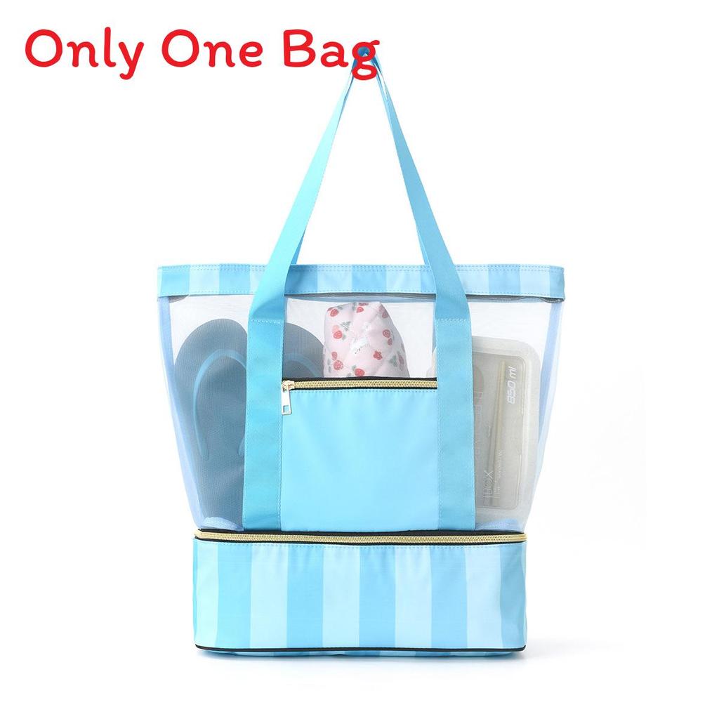 Modern Double Layer Travel Organizer With Breathable Design For Beach And Trip
