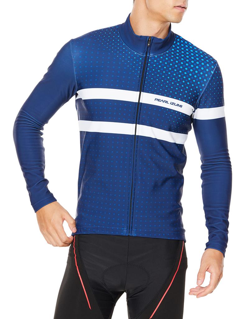 Pearl Izumi Ignite Winter Race Size L 3660-BL Jersey, Navy,