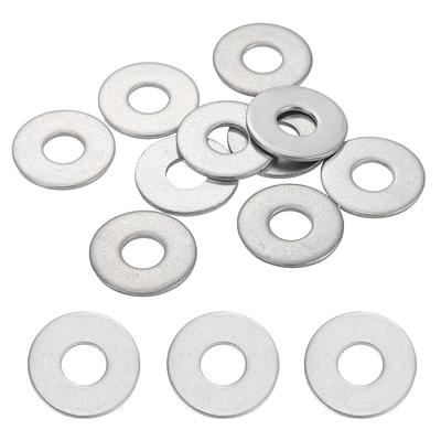 Uxcell Flat Washer M8, 304 Stainless Steel, Inner Diameter 8.5 Mm X Outer Diameter 22 Mm X Thickness 1.5 Mm, Pack of 10