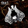 Beier 316L Stainless Steel Punk Devil Skull Men's Pendant Necklace Unique Design Wing Skull High Quality Jewelry LLBP8-138P