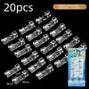 20/16Pcs Cable Organizer Clip Electric Wire Fixed Hooks Desktop Wire Manager Cord Holder USB Charging Data Line Bobbin Winder