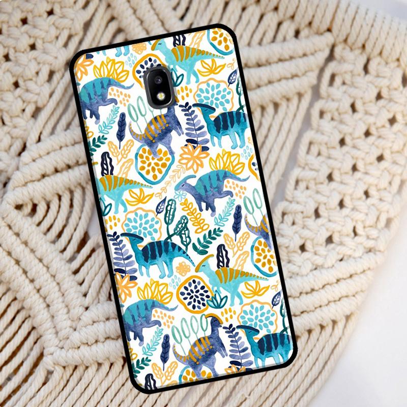 

Cute Dino Dinosaur Fundas Cover For Samsung Galaxy J3 J5 J7 2016 A3 A5 2017 J4 J6 A6 A8 Plus J8 2018 Bumper A6 2018