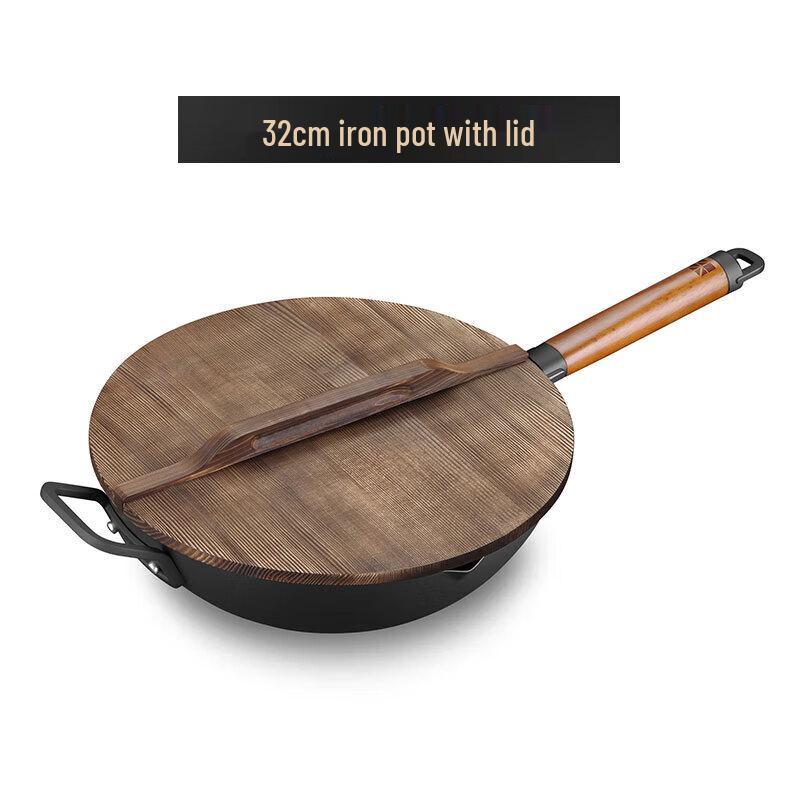 Sanhe Wrought Iron Non-Stick Wok