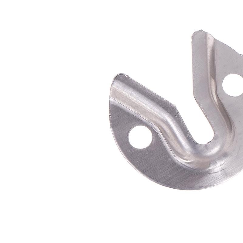 10 Pcs Plate Hangers Flush Mount Bracket Furniture Hooks Coat Picture Frame Shelf Iron Stands Invisible Wall Hanging Plate