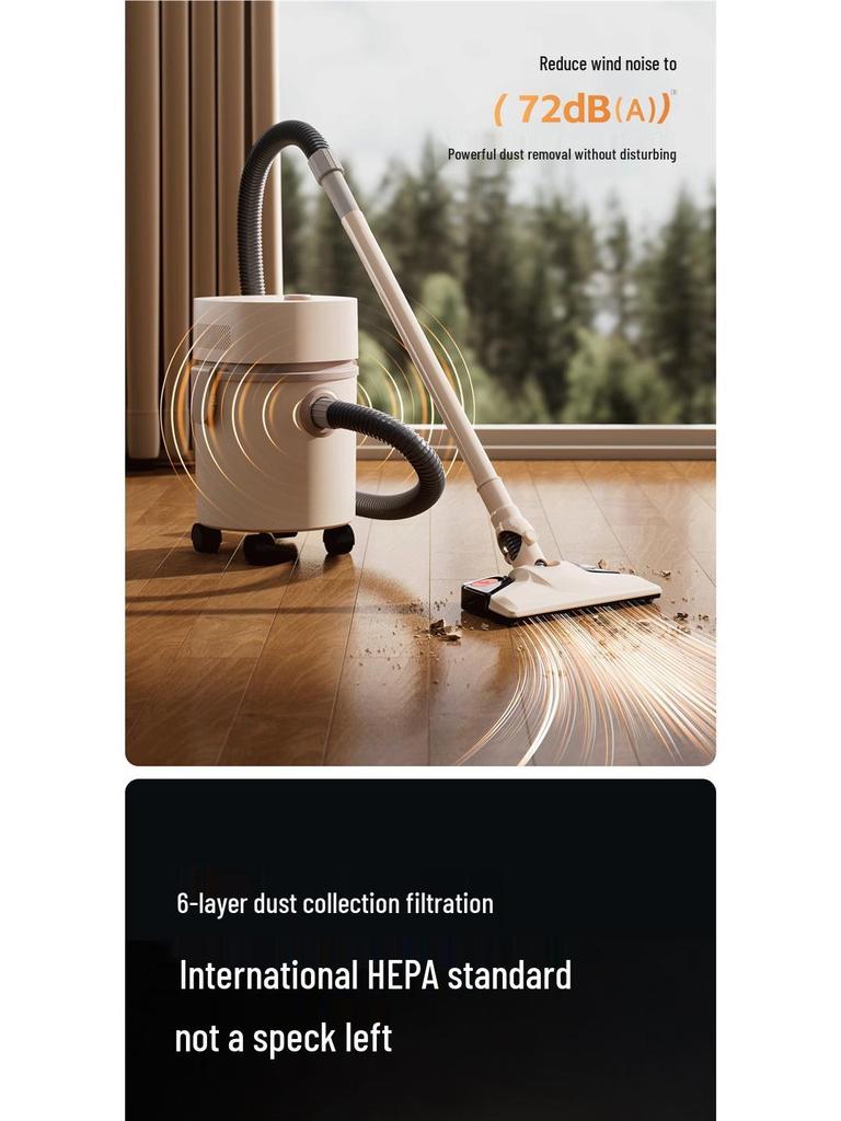 AUX High-Power Silent Vacuum Cleaner and Mop for Household and Post-Construction Cleaning