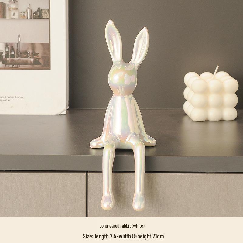 Dekoracja Jelenia Biała Porcelana Dekoracja Domu do Salonu lub Gabloty na Wino