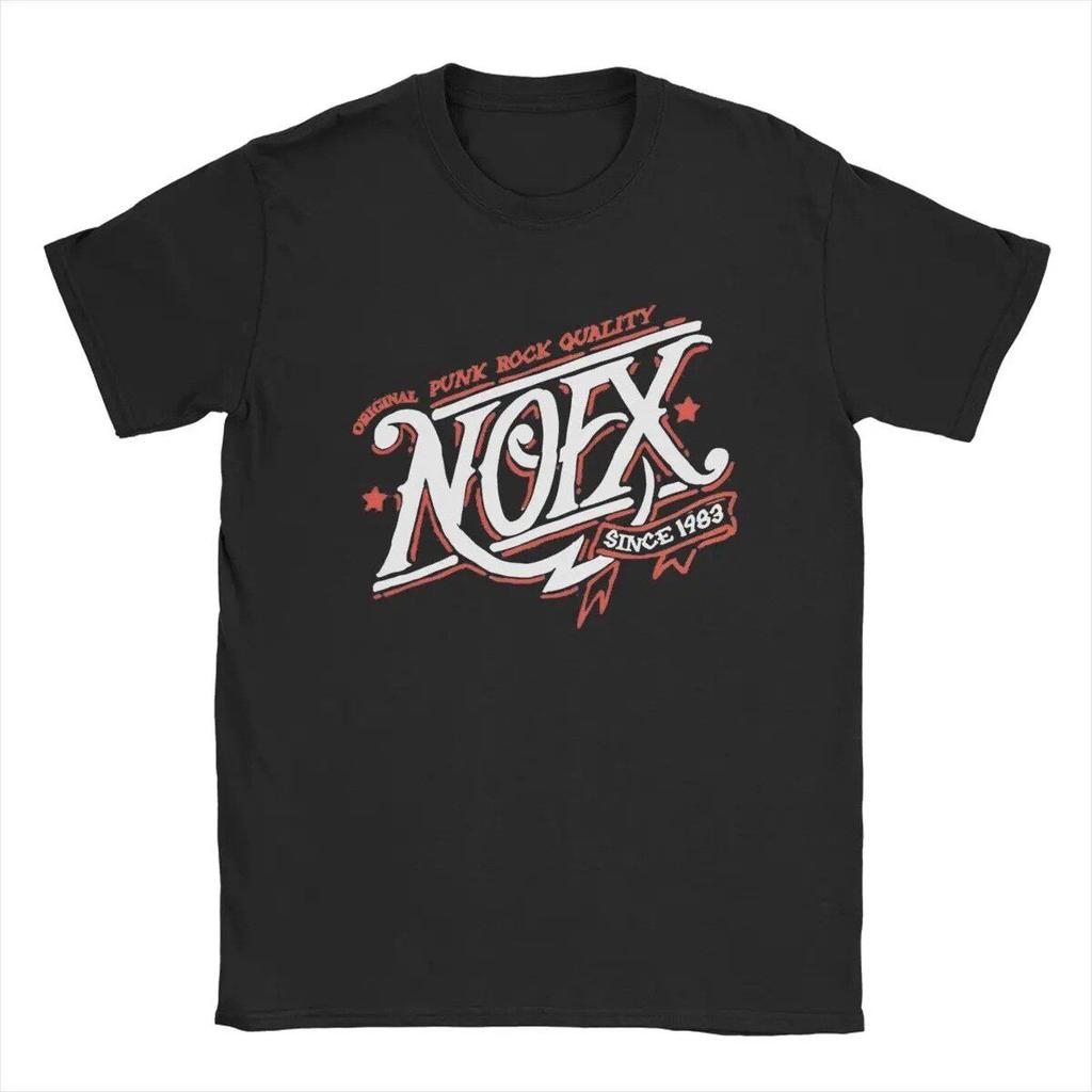 Nofx Hip Hop Drunk Unisex T Shirts Band Punk Rock Humorous Highend Luxury Unisex Style Both of Unisex and Women
