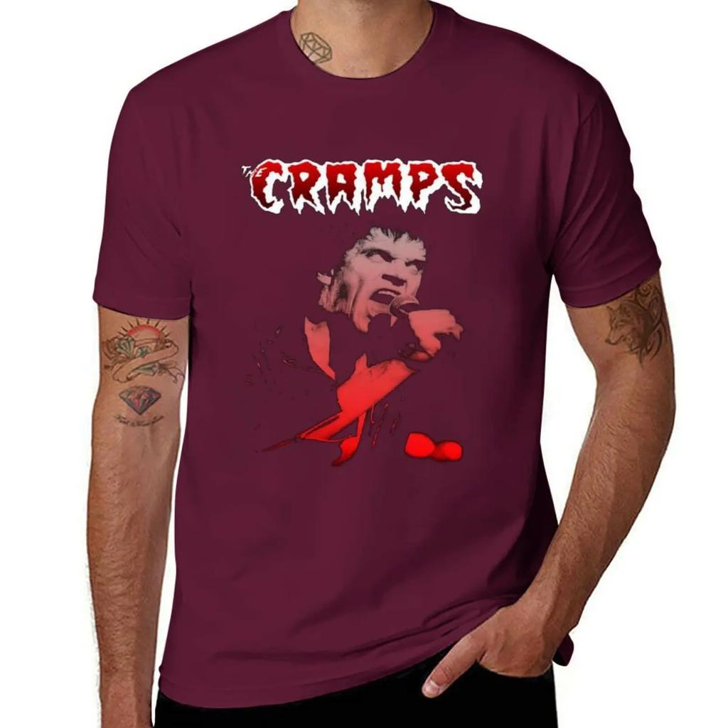 Perfect Gift The Cramps Retro Graphic Concert T-Shirt tops oversizeds mens champion t shirts