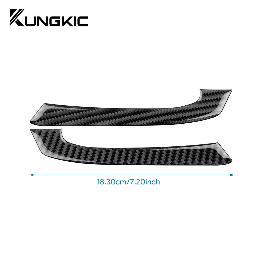 Real Soft Carbon Fiber Sticker For Subaru Crosstrek 2025 Impreza 2025 Car Wireless Charger Side Panel Interior Trim Accessories