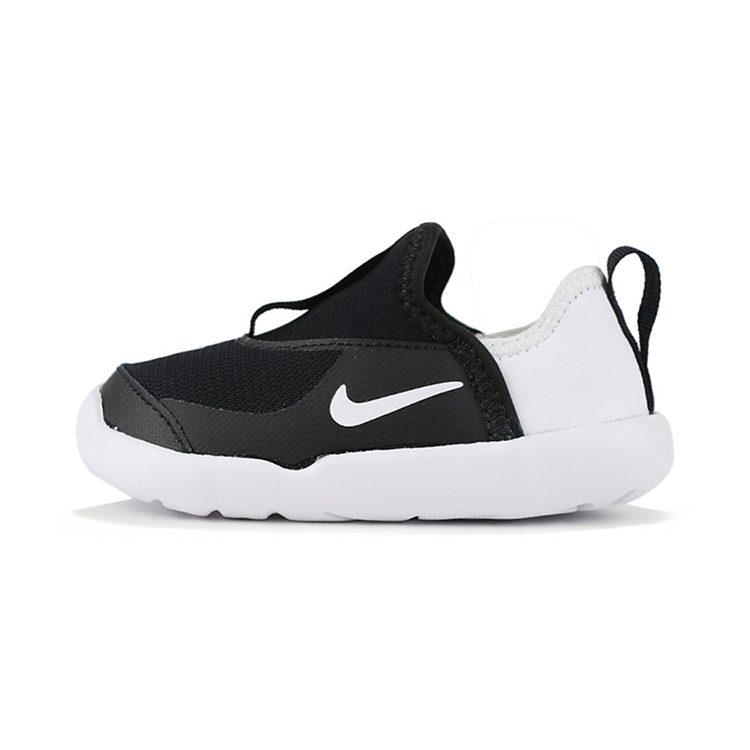 Nike Lil' Swoosh Low Top Sports Casual Shoes Black White Infant And Toddler AQ3113-001