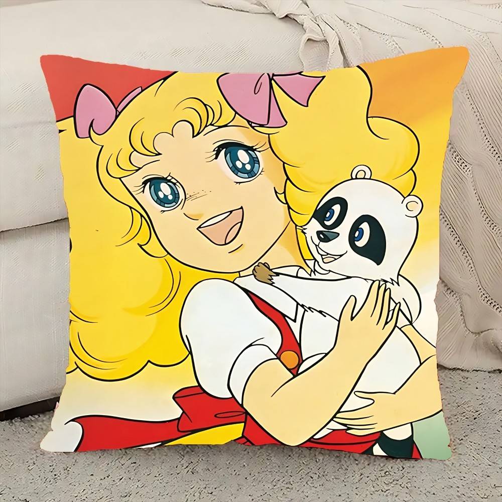 Manga Candy Pillow Case Cushion Cover Polyester Pillowcase Decorative Sofa Cushion Pillowcase Home Decor