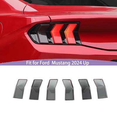 Automobilio galinio žibinto dangtelis Galinio žibinto dekoratyvinės lipdukai Ford Mustang 2024 m. ir vėlesniems automobiliams Išorės aksesuarai, ABS plastikas