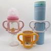 Resistant Silicone Feeding Bottles Accessories Wide Mouth Grip Baby Bottle Handles Universal Handle