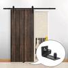 High-quality Black Barn Door Stabilizer Made Of Carbon Steel And Pom Spray Coated Surface Ideal For American-style Sliding Doors