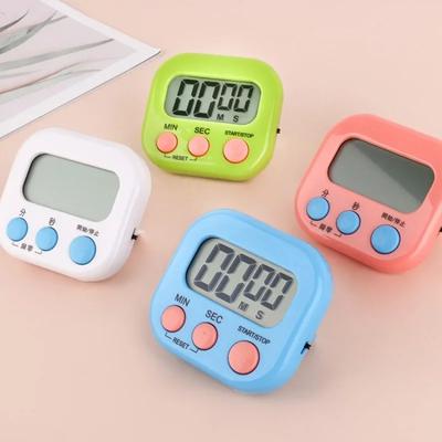 Stonego Digitaler Küchentimer, LCD-Küchentimer, magnetisch, zum Kochen, groß, Countdown/Up, klar, lauter Alarm, Heim- und Küchenzubehör