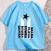 Salsa Plena Rumba T Shirt Men Women Puerto Rico Flag Tshirt Latin Music Lover T-Shirts Short Sleeve Round Neck Clothes