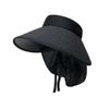Foldable Beach Hats Detachable Neck Protective UV Sun Hat New Sun Cap