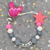 Baby Pacifier Clip Personalised Name Dummy Nipple Holder Chains Newborn Feeding Newborn Custom Pacifiers Clip Chew Teething Toys