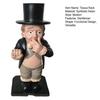 Gentleman Shape Tissue Rack Decorative Functional Toilet Paper Stand Storage Display Sculpture Resin Garden Ornament