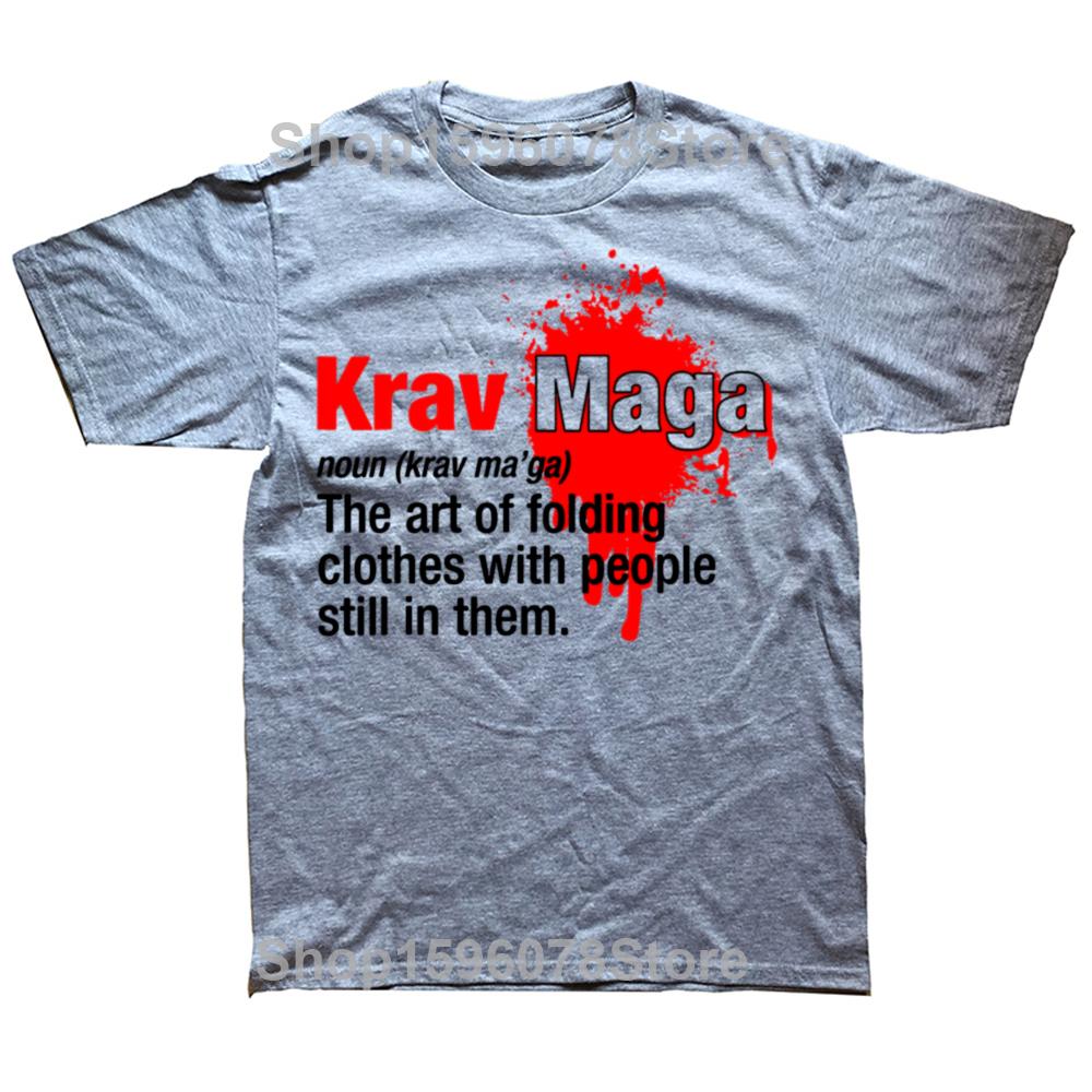 Vtipná definice Krav Maga Podstatné jméno Grafické tričko Pánské Dámská móda Ležérní tričko 100% bavlna Volné Nadměrné tričko Streetwear