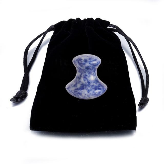 Natürliches Rosenquarz Gua Sha Schabmassagegerät Pilzform Kristall Guasha Stein Für Spa Entspannende Meditation Massagegerät