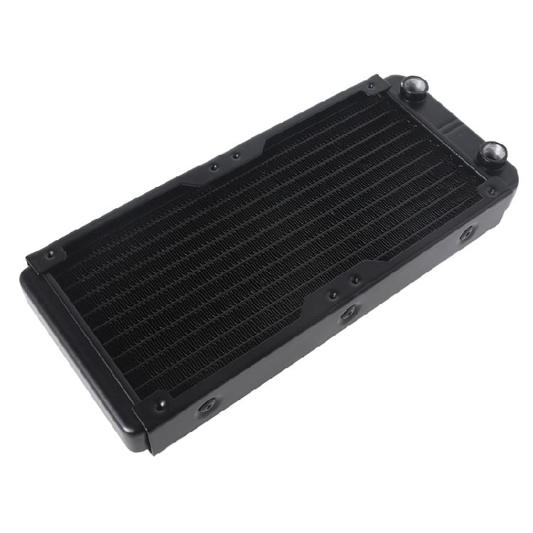 Aluminum Water Cooling Radiator 10 Tubes Heat Exchanger CPU Heatsink Cooler Fast Heat Dissipation for PC Computer