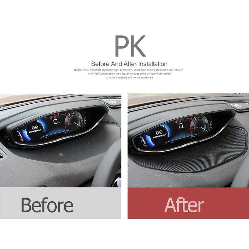 For Peugeot 3008 5008 GT 2016 2017 2018 2019 2020 2021 2022 2023 Car Dashboard Anti-Slip Pad Display Meter Mats Accessories