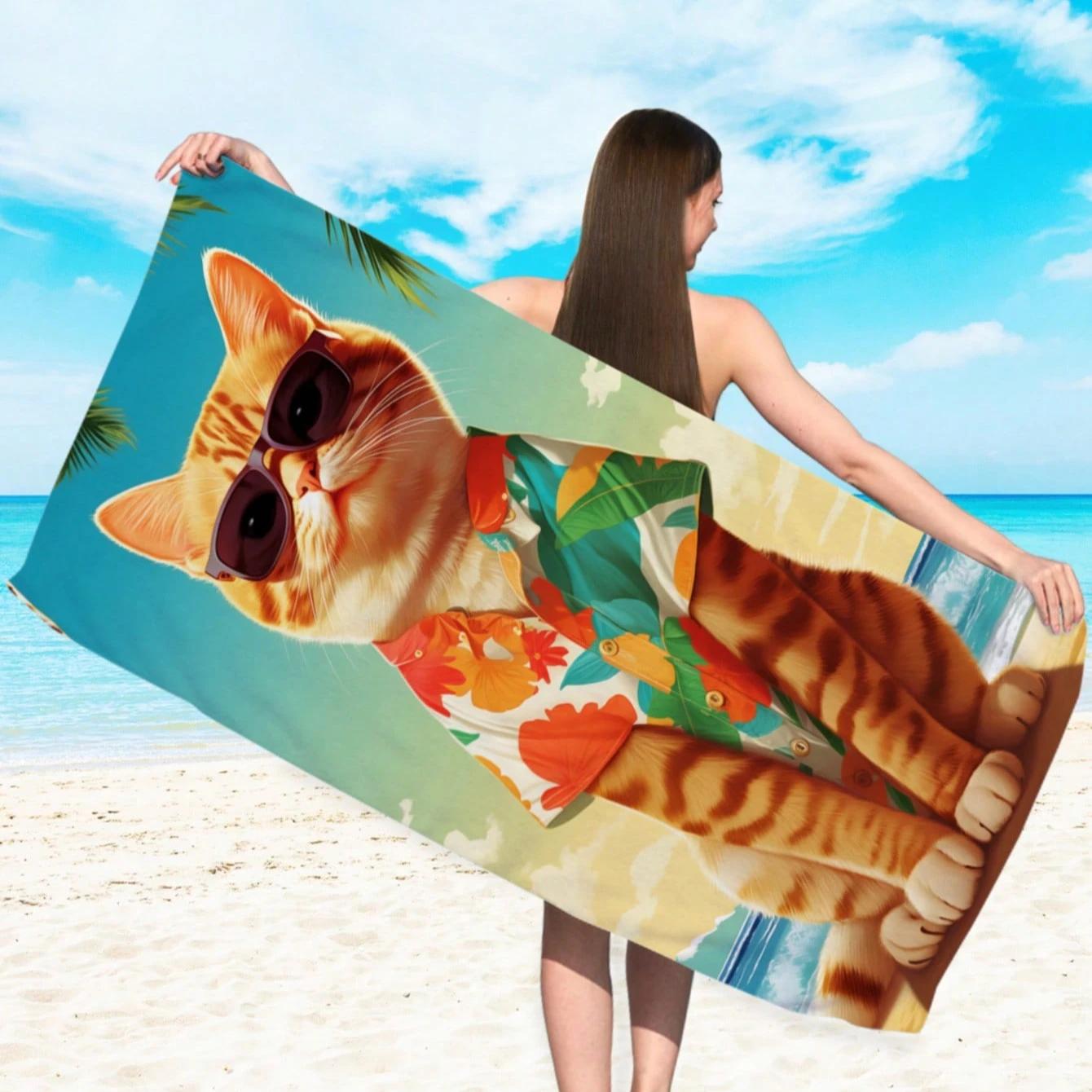 

1pc Style Blue Mandalay Pattern Beach Towel,Ultra-Fine Fiber Beach Blanket,Highly Absorbent Bath Towel,Suitable For Summer W30*H60(CM)