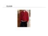 Men's Korean Style Bright Red Knit Cardigan - Autumn/Winter, Year of the Rabbit Edition, with Lapel and Solid Color Design.