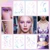 Party Role-playing Lightning- Makeup Face Stickers