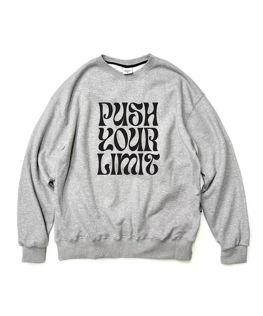 ABNORMALTHING Limit Loose Fit Crew Neck Charcoal