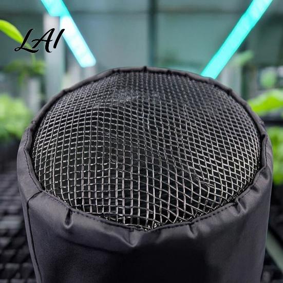 Air Duct Protection Guard 2Pcs Grow Tent Vent Covers 4"/6"/8" Filter Cover Greenhouse Inlet Screen with Drawstring Fine Mesh Covers for Plant