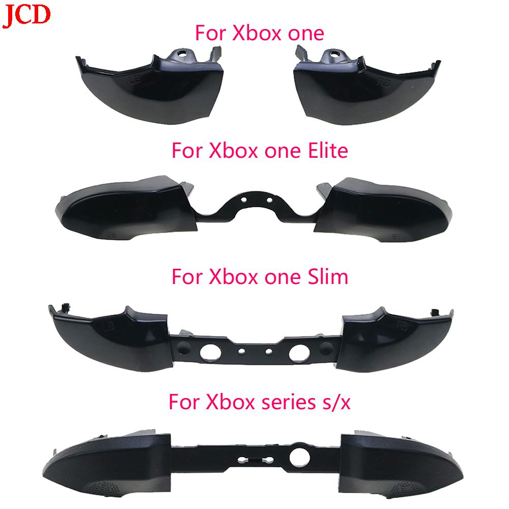 JCD 10pcs For Xbox One Series X S Elite Game Controller RB LB Bumper Trigger Button Mod Kit Replacement Repair Parts Accessories