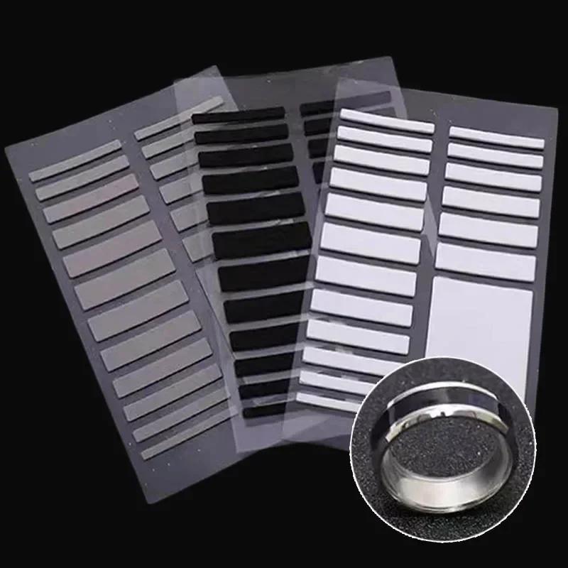 For Any Rings Size Adjust Stickers Silicone Transparent Big Size Ring Invisible Fixed Tightener Reducer Resizing Jewelry Tools