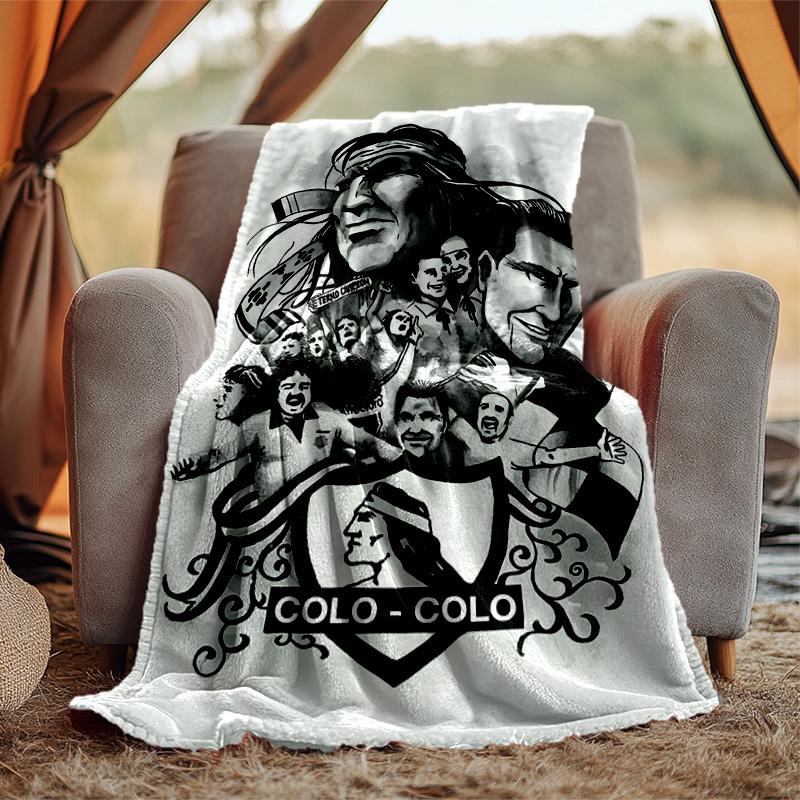 Colo Garra Blanca Flannel Blanket Soft Warm All-Season Throw, Design for Camping, Car Travel, Hiking Sofa, Bed, Office Perfect Gift for Parties