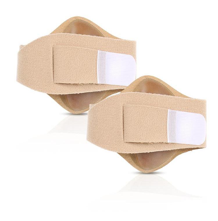 1Pair Arch Foot Pads Men's and Women's Flat Arch Support Pads Adjustable Non-falling Plantar Fascia Half A Yard Pad