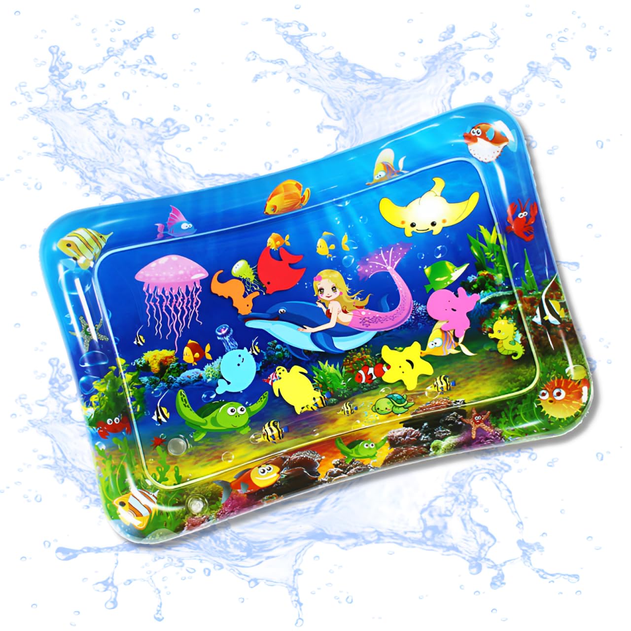 

Solunaterra Water Play Mat for Babies, Dolphin Design