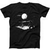Bigfoot Loch Ness Monster Alien UFO Full Moon Believe Weird Humorous Hilarious Witty Funny Gift Black Tee T Shirt 393