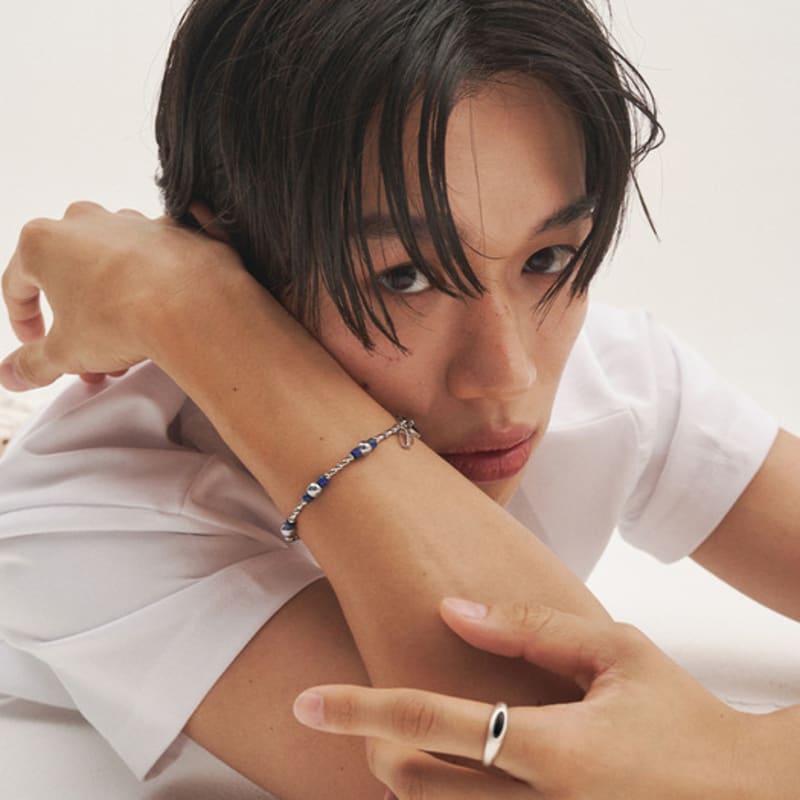 Tout Onyx Open Ring 925 Silver