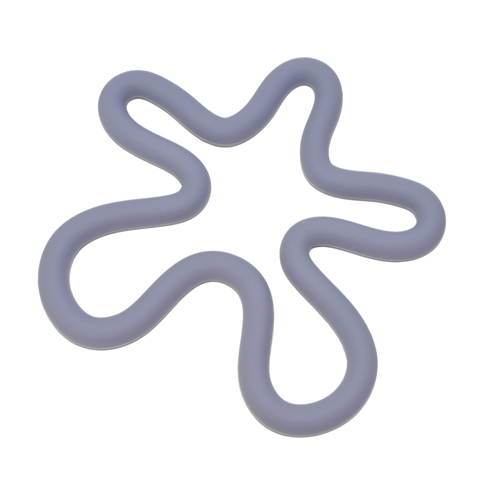 Irregular Floral Shape Non-Slip Placemat Silicone Heat Resistant Mat for Home Outdoor F