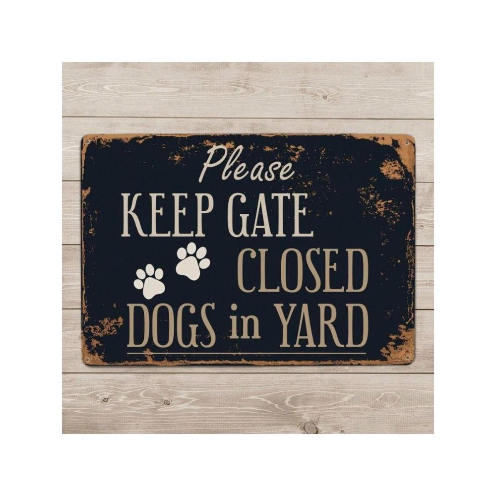 Vintage Tin Sign Wall Decor Retro Metal Plaque Home Garden Cafe Bar Ornament