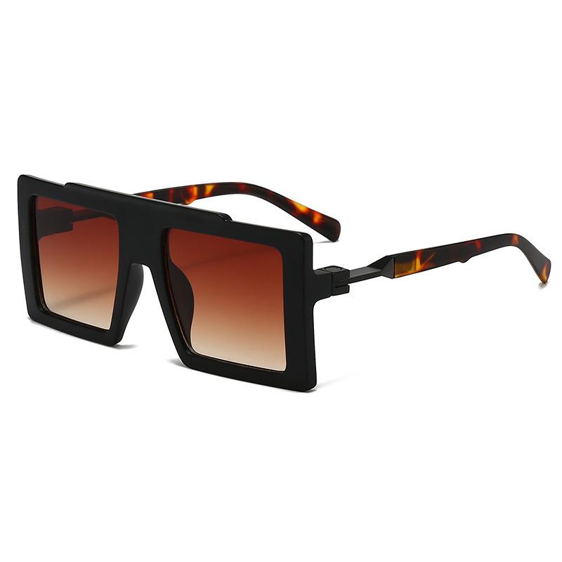 New European American Retro Square Unisex Trendy Fashion Street Style Sunglasses