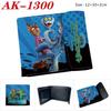 Zootopia Wallet PU Leather Snap Button Bifold Short Card Holder Cute Cartoon Purse for Women Girls 1pcs