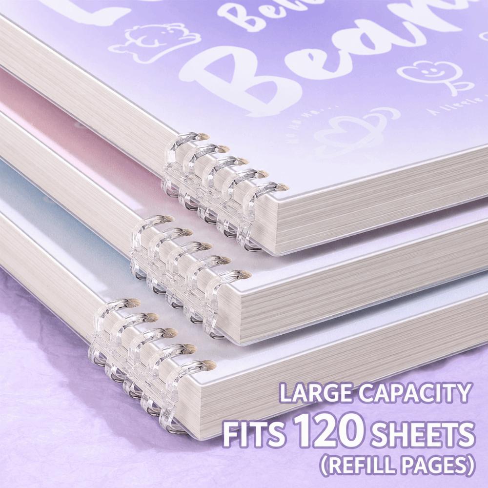 Gradient Color Binder Notebook A5/B5 Notepad Multi-functional Loose-leaf Notebook Studnets