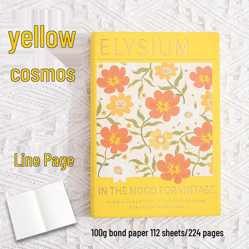 A5 Retro Travel Stamp & Art Planner Notebook for Students