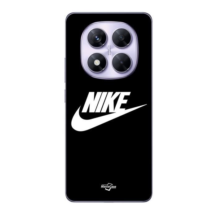 Case - Maniacase - Xiaomi Redmi Note 14 Pro 5G - Soft - Nike Logo - Black and White
